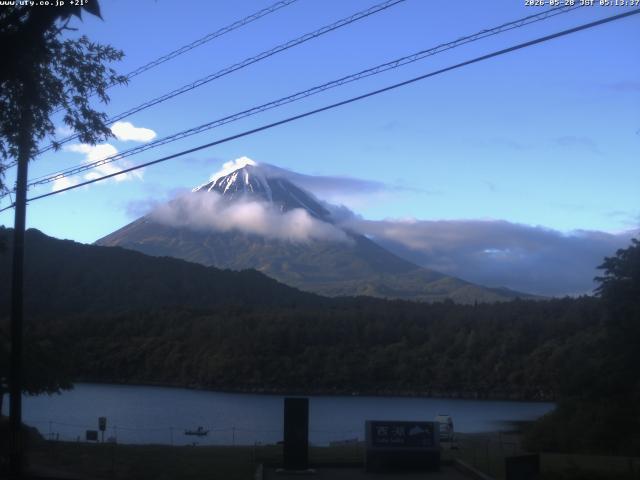 西湖からの富士山