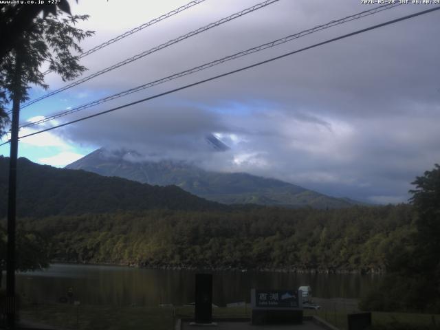 西湖からの富士山