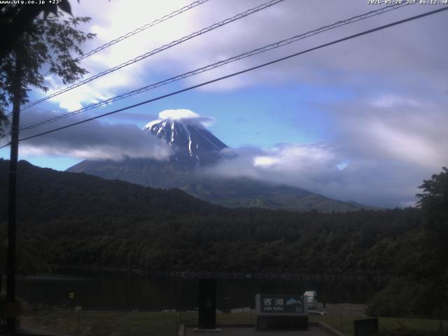 西湖からの富士山