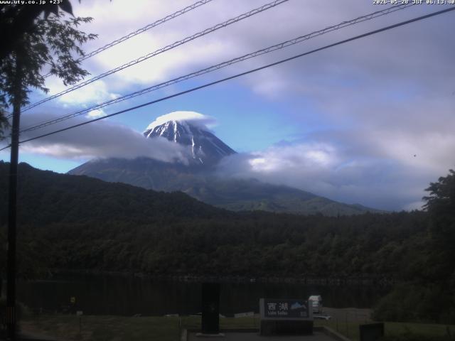 西湖からの富士山
