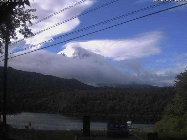 西湖からの富士山