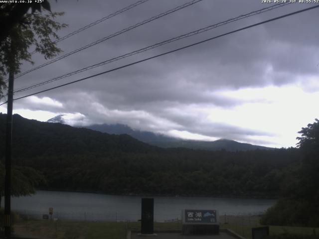 西湖からの富士山