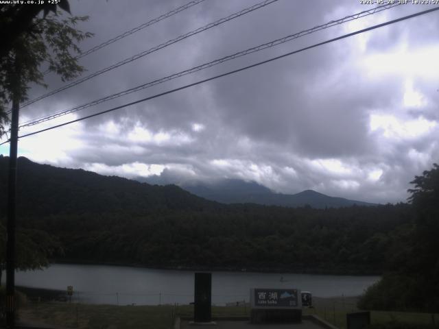 西湖からの富士山