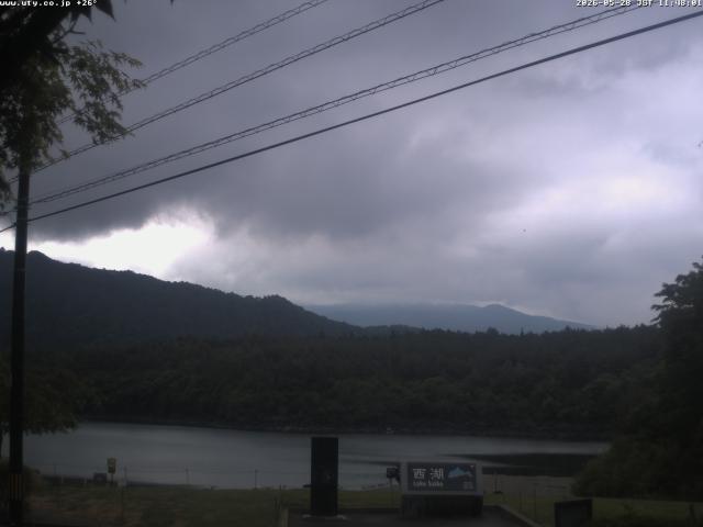 西湖からの富士山