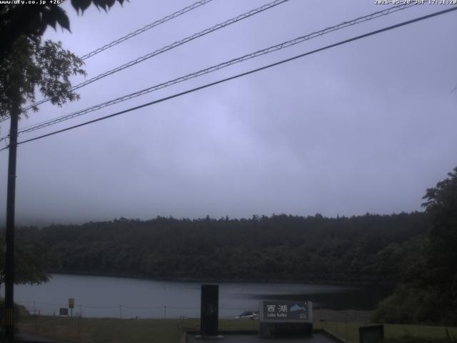 西湖からの富士山