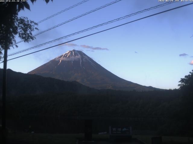 西湖からの富士山