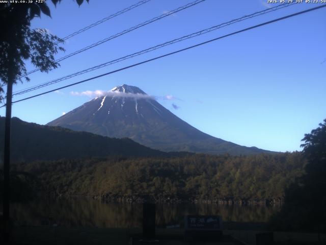 西湖からの富士山