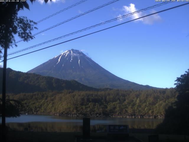 西湖からの富士山