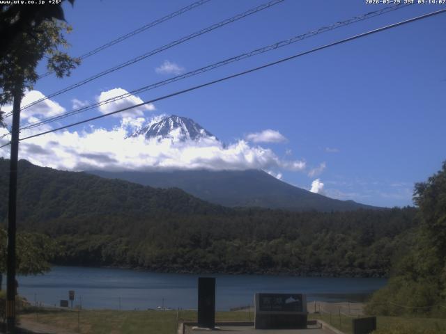 西湖からの富士山