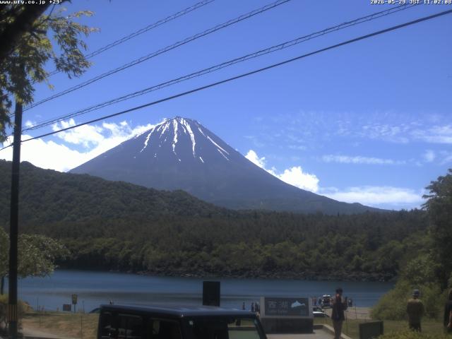 西湖からの富士山