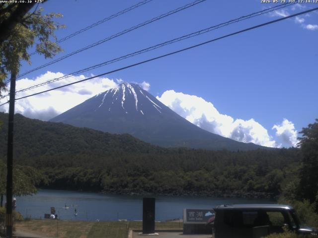 西湖からの富士山