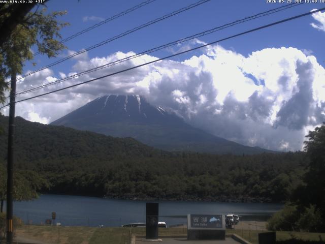 西湖からの富士山