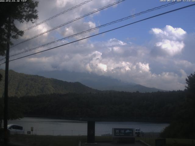 西湖からの富士山