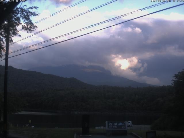 西湖からの富士山