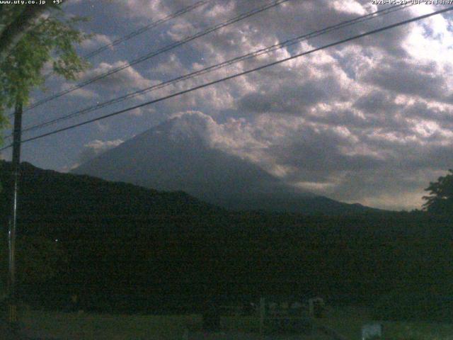 西湖からの富士山