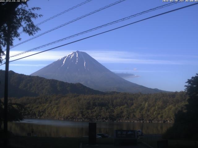 西湖からの富士山