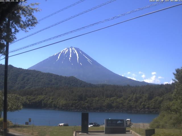 西湖からの富士山