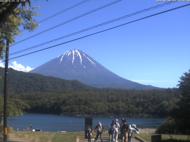 西湖からの富士山