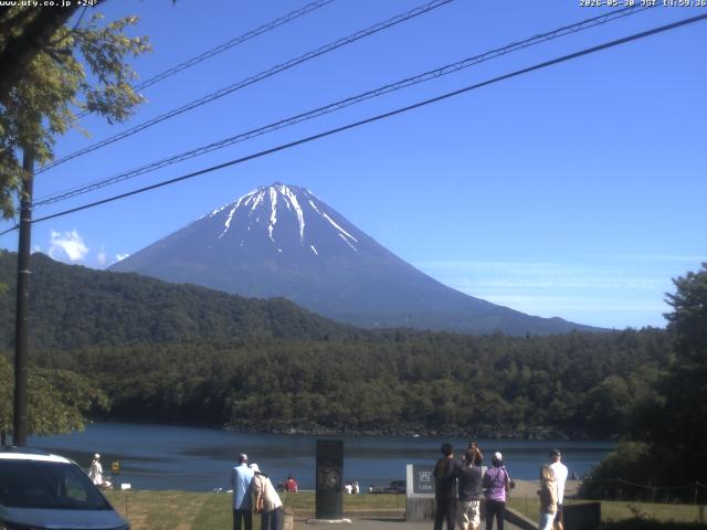 西湖からの富士山