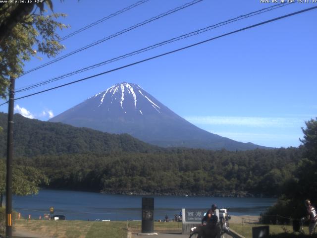 西湖からの富士山