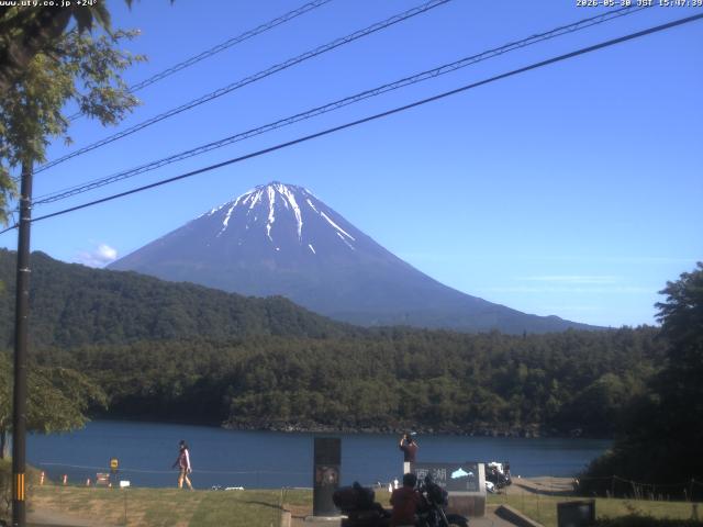 西湖からの富士山