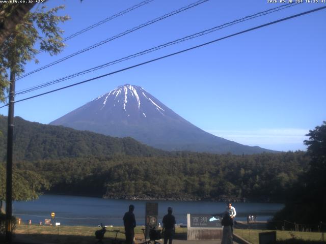 西湖からの富士山