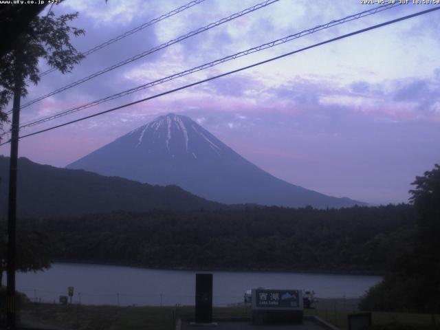 西湖からの富士山