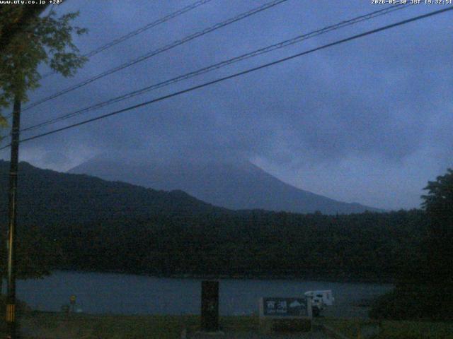 西湖からの富士山