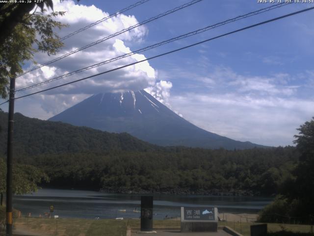 西湖からの富士山