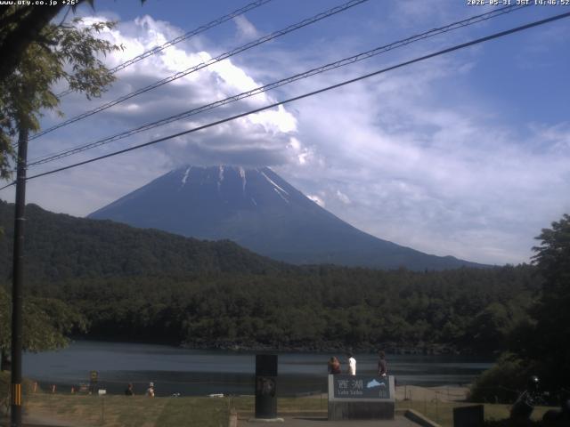 西湖からの富士山