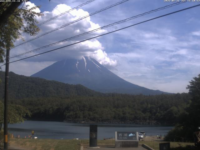 西湖からの富士山