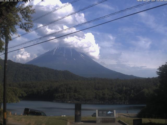 西湖からの富士山