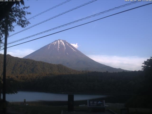 西湖からの富士山