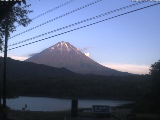西湖からの富士山