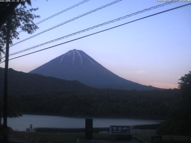 西湖からの富士山