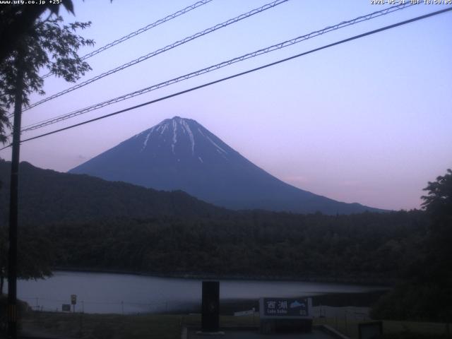 西湖からの富士山