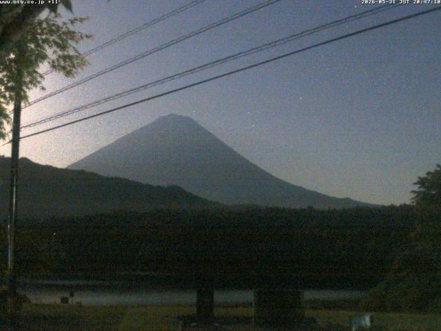 西湖からの富士山
