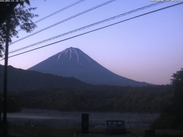 西湖からの富士山