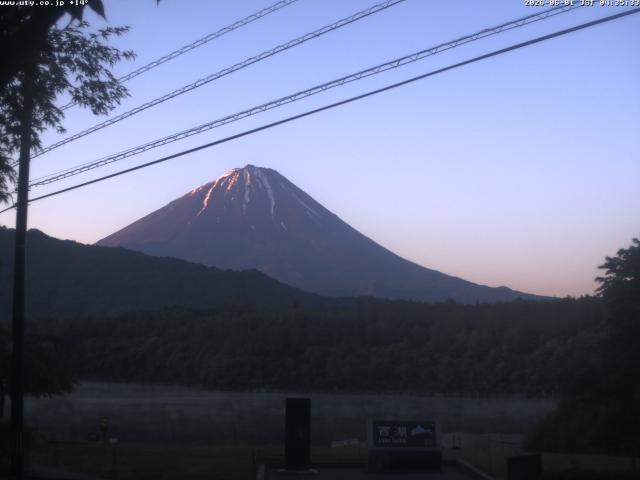 西湖からの富士山