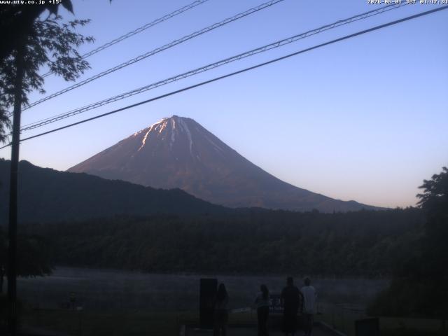 西湖からの富士山