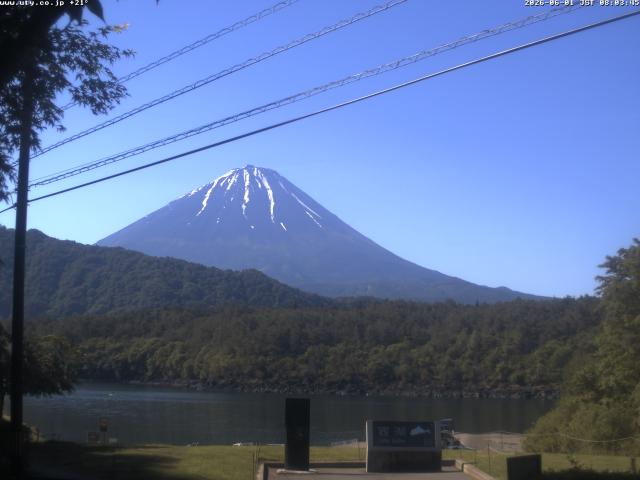西湖からの富士山