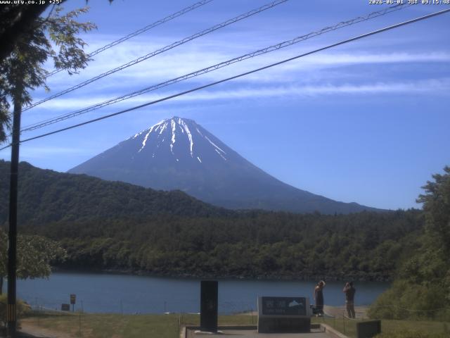 西湖からの富士山