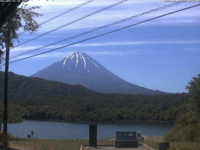 西湖からの富士山
