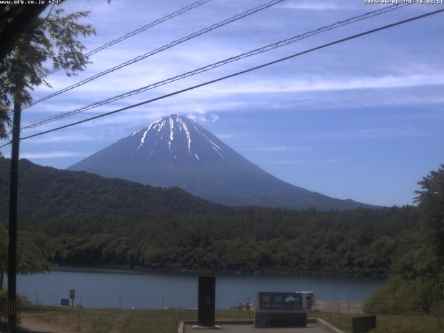 西湖からの富士山