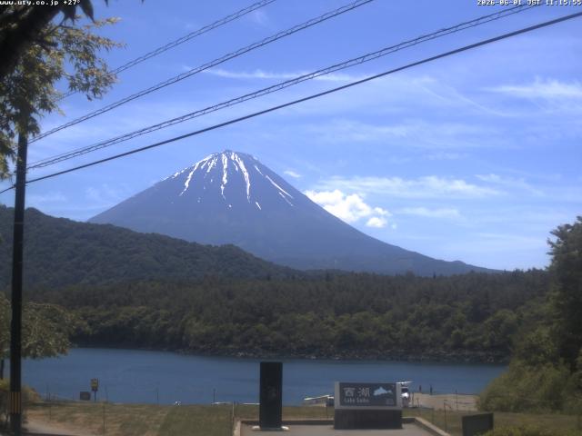 西湖からの富士山