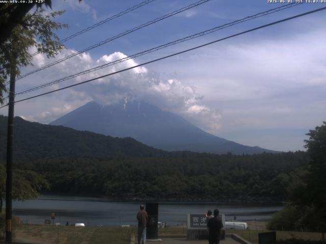 西湖からの富士山