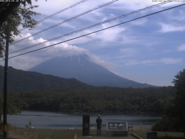 西湖からの富士山