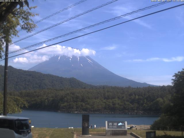 西湖からの富士山
