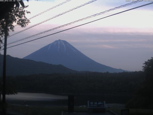 西湖からの富士山