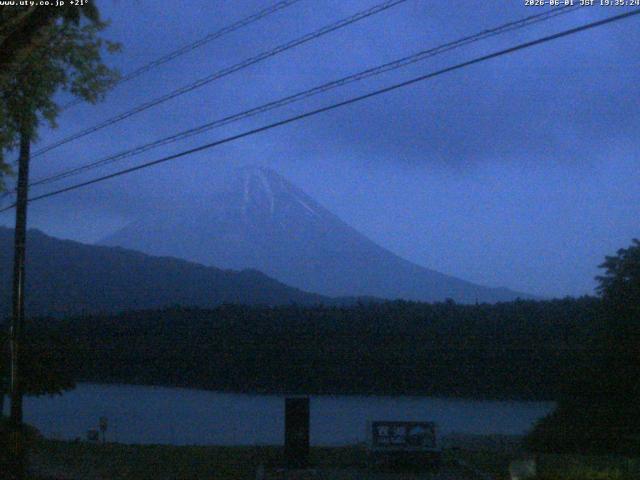 西湖からの富士山